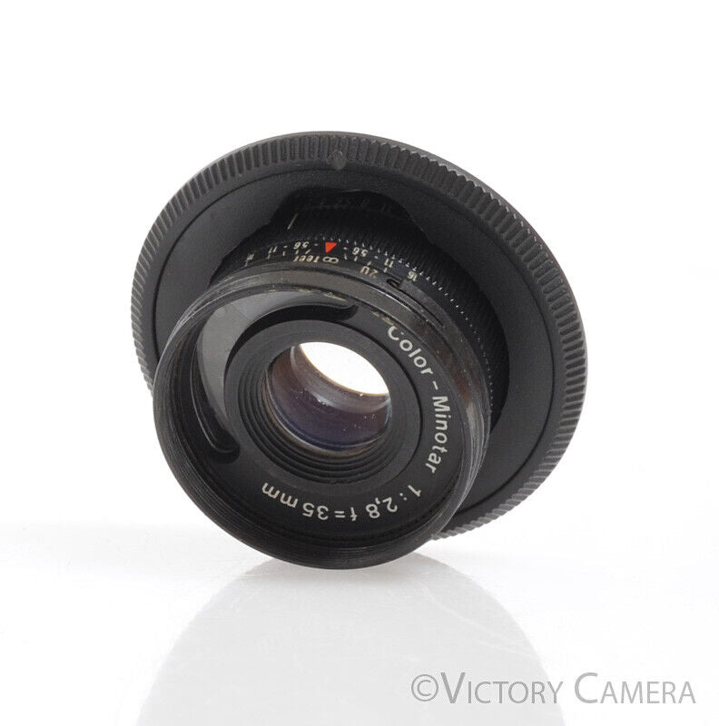 Minox Color-Minotar 35mm f2.8 Wide Angle Lens Modified for Leica L39 - Victory Camera