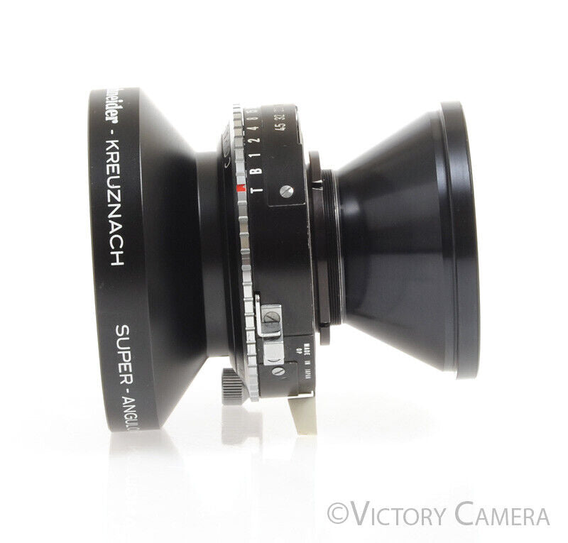 Schneider Super Angulon MC 90mm f8 4x5 View Camera Lens -Clean-