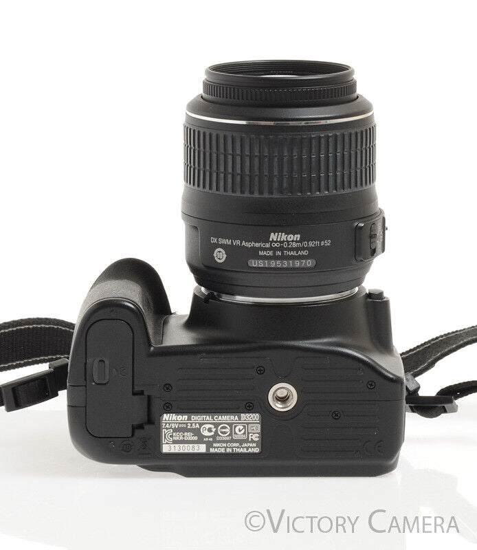 Nikon D3200 Digital SLR Camera Body w/ 18-55mm AF-S Lens -~36,200 Shutter Count- - Victory Camera