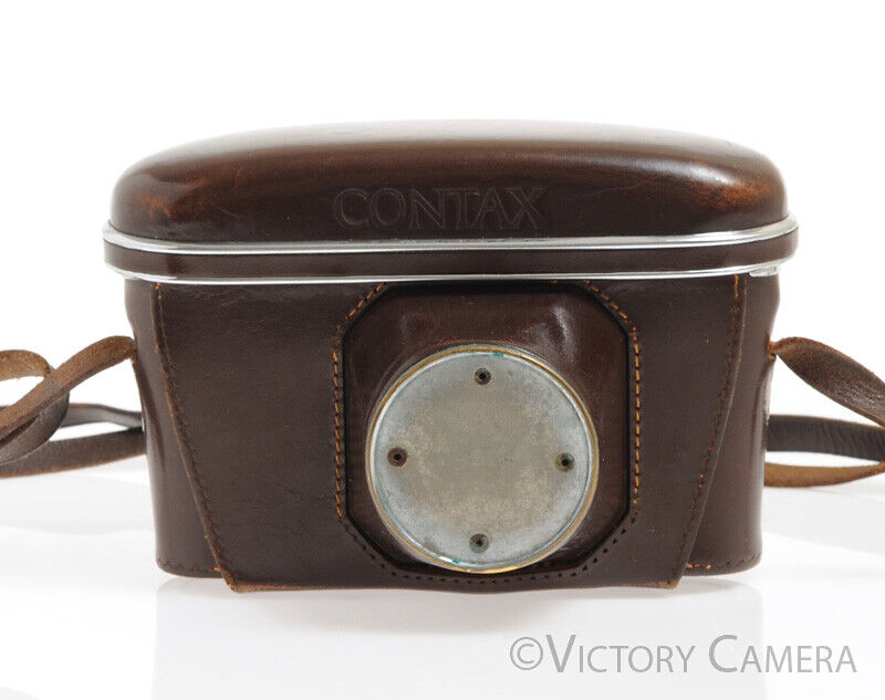 Contax Genuine IIA II Ever Ready Brown Leather Camera Case