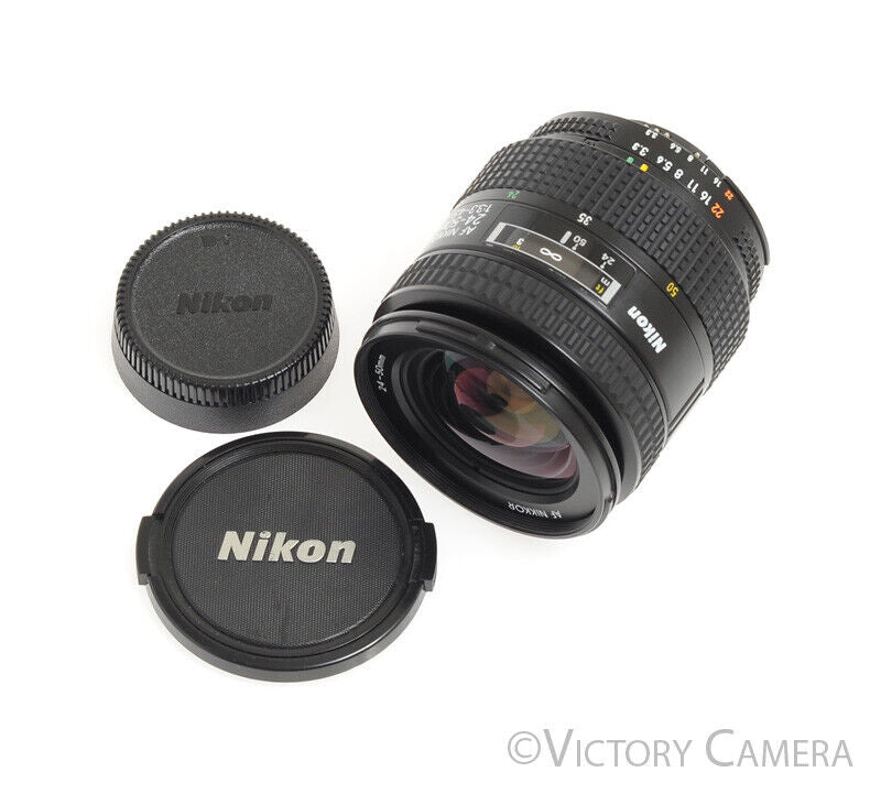 Nikon Nikkor AF 24-50mm f3.3-4.5 Autofocus Zoom Lens -Clean- - Victory Camera