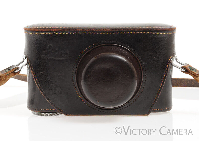 Leica Genuine ENOOR 14523 Leather Ever Ready Case for IIIG 3G -Clean-