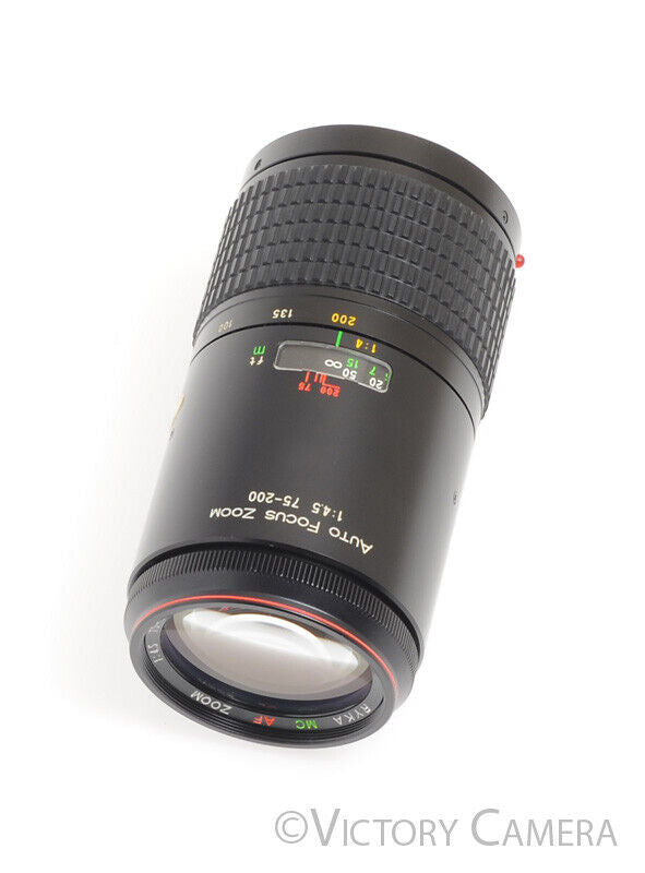 Ryka MC 75-200mm f4.5 AF Telephoto Zoom Lens for Minolta Maxxum -Clean- - Victory Camera