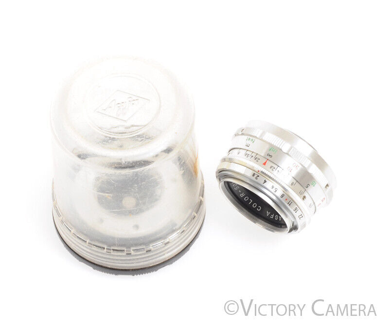 Agfa Color-Solinar 50mm f2.8 Standard Lens for Ambi Silette -Clean in