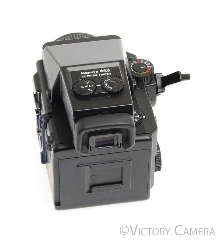 Mamiya 645 Super Medium Format Film Camera w/ AE Prism Finder 80mm Lens Winder - Victory Camera