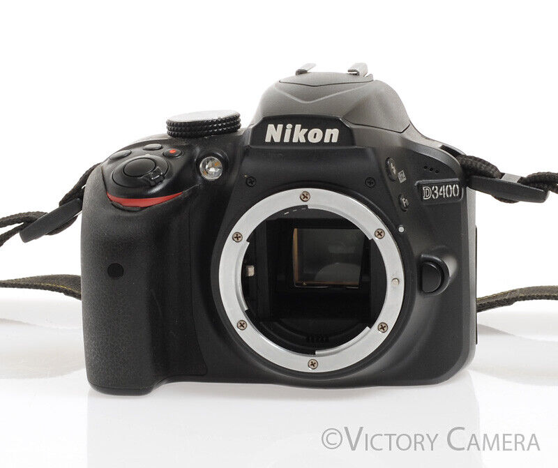 Nikon D3400 24.2MP Digital SLR Camera Body w/ Charger - Victory Camera