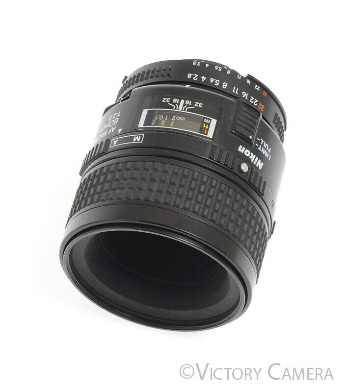 Nikon Micro-Nikkor 60mm F2.8 AF Autofocus 1:1 Macro Lens - Victory Camera