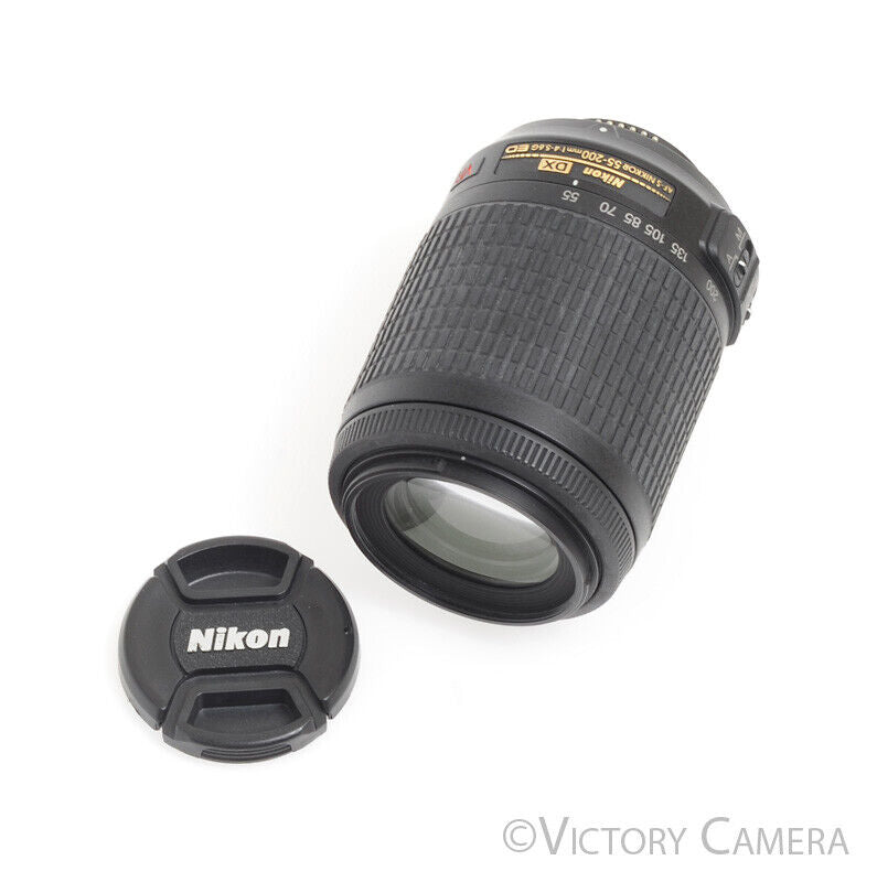 Nikon Nikkor 55-200mm F4-5.6G AF-S ED Telephoto Zoom Lens -Bargain, Fungus- - Victory Camera