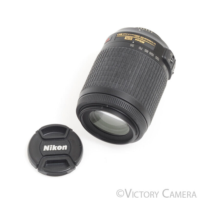 Nikon Nikkor 55-200mm F4-5.6G AF-S ED Telephoto Zoom Lens -Bargain, Fungus-