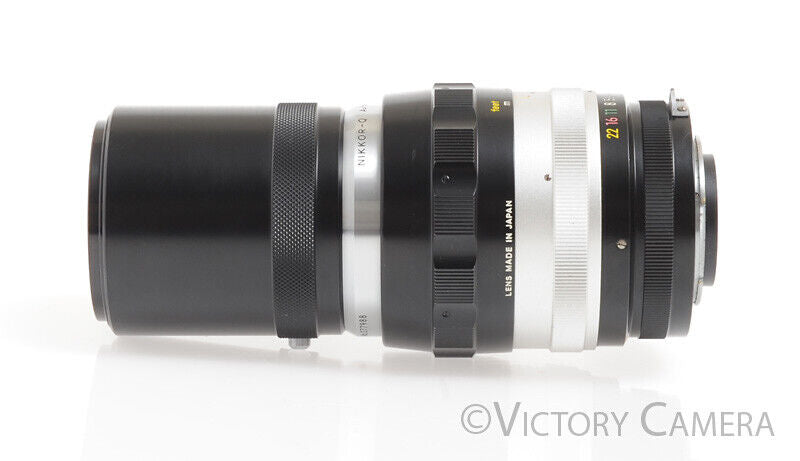 Nikon Nikkor-Q Auto 200mm f4 Photomic Non-AI Telephoto Prime Lens -Clean-
