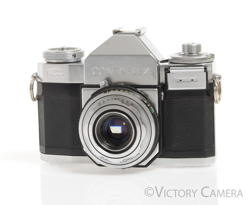 Zeiss Ikon Contaflex II Camera w/ Tessar 45mm f2.8 Lens -As-Is, Jammed- - Victory Camera