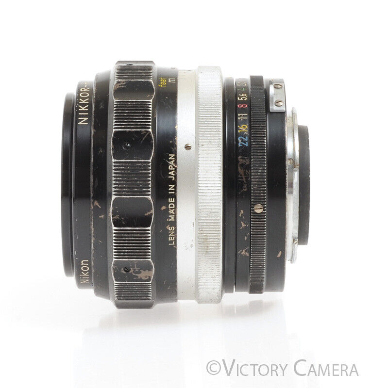 Nikon Nikkor-H 85mm f1.8 non-AI Portrait Prime Lens -Clean Glass- - Victory Camera