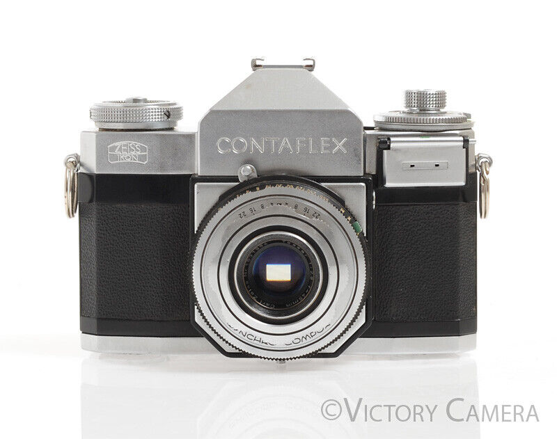 Zeiss Ikon Contaflex II Camera w/ Tessar 45mm f2.8 Lens -As-Is, Jammed- - Victory Camera