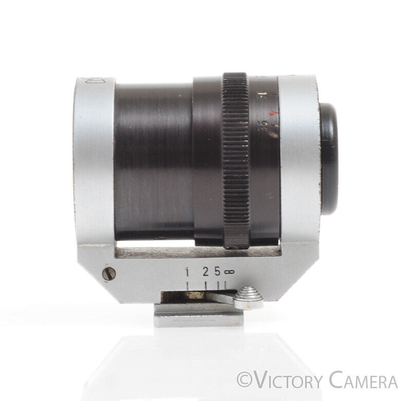 Tewe Polyfocus 35-200mm External Finder Viewer for Leica etc. -Light Haze, Read-