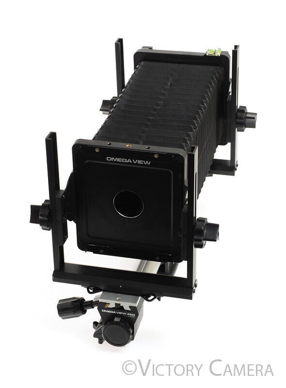 Omega View 45D Large Format 4x5 Rail Camera w/ Revolving Back  [EXC] - Victory Camera