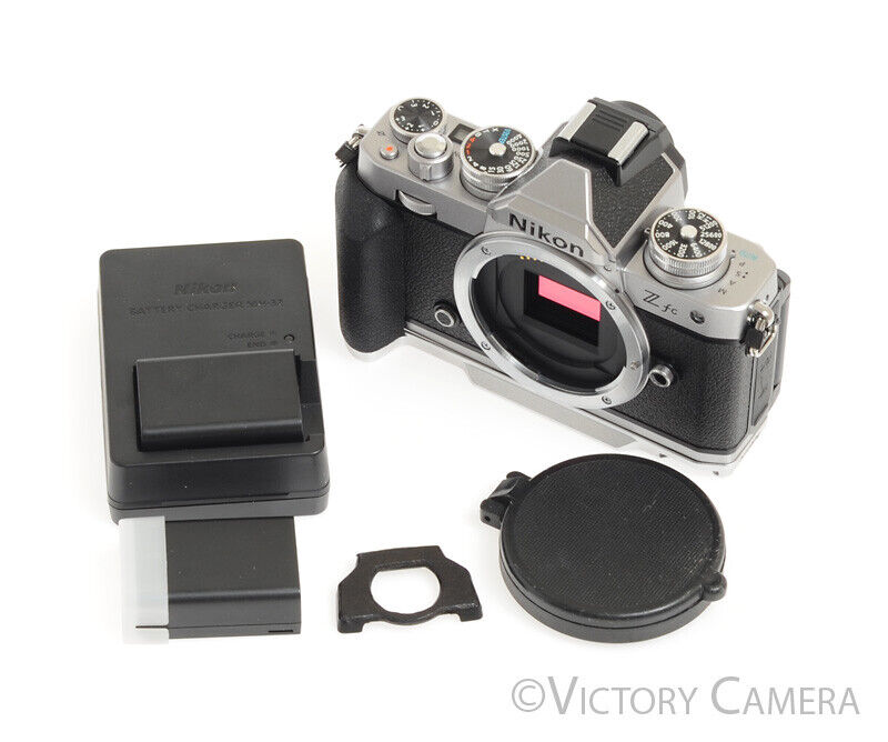Nikon Zfc Z fc 20.9MP Chrome Mirrorless Digital Camera w/ Smallrig Grip, 3 Bats - Victory Camera