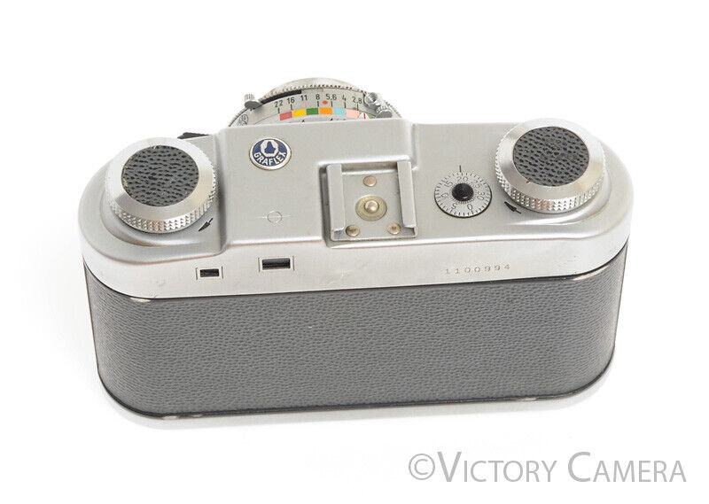 Graflex Graphic 35 Chrome 35mm Rangefinder Camera w/ 50mm f3.5 Lens -Clean- - Victory Camera