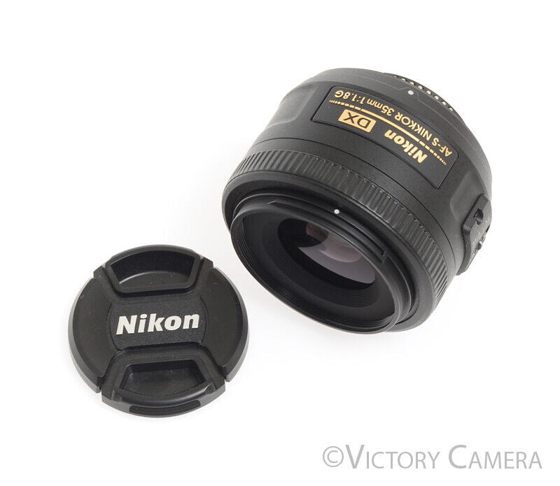 Nikon Nikkor AF-S 35mm f1.8 G DX Autofocus Prime Lens -Clean-