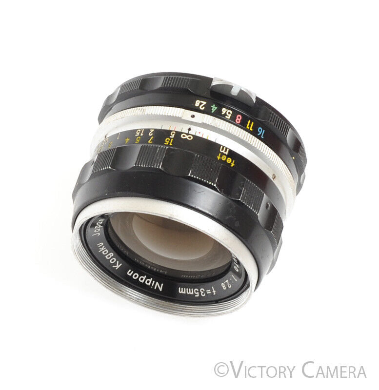 Nikon Nikkor-S 35mm F2.8 Non-AI Wide Angle Lens