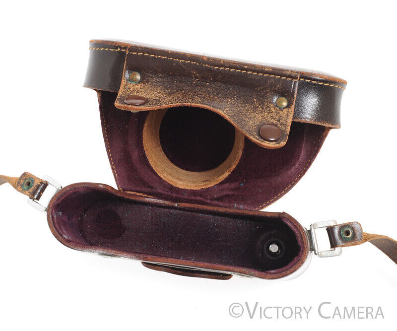 Leica Genuine ENOOR 14523 Leather Ever Ready Case for IIIG 3G -Clean-