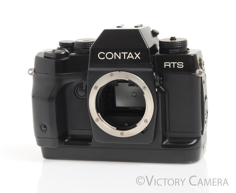 Contax RTS III Black 35mm SLR Camera Body -As-is/Parts Repair, Clean but  Dead-