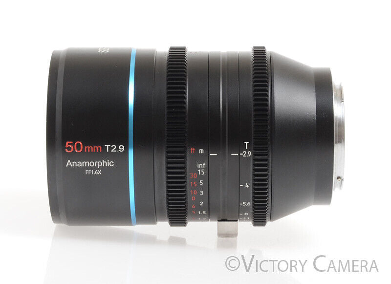 Sirui 50mm T2.9 Anamorphic Full Frame 1.6x Prime Lens for Canon RF -Very Clean-