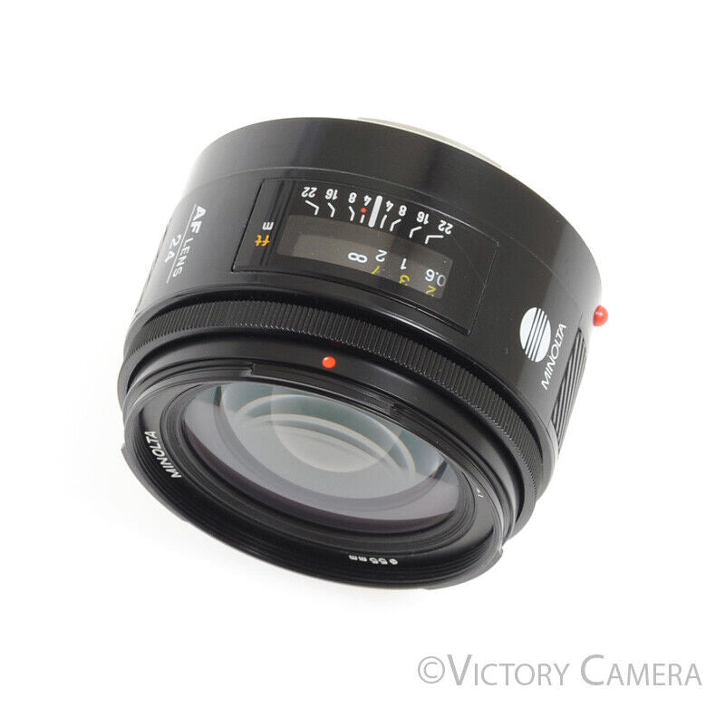 Minolta Maxxum AF 24mm F2.8 Wide-Angle Prime Lens for Sony A / Minolta -Clean- - Victory Camera