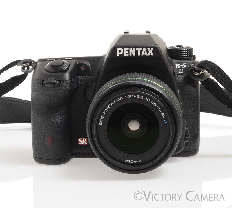 Pentax K-5 II 16.3MP Digital SLR w/ Pentax-DA 18-55mm f3.5-5.6 Zoom Lens -Clean-