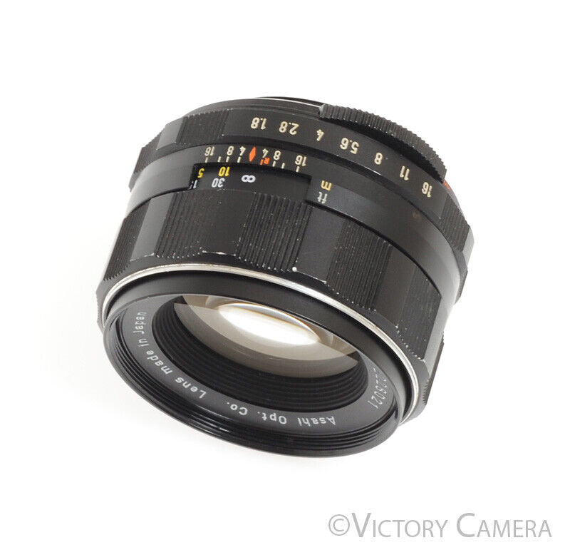 Pentax Super Takumar 55mm F1.8 M42 37101 Screw Mount Prime Lens -Clean- - Victory Camera