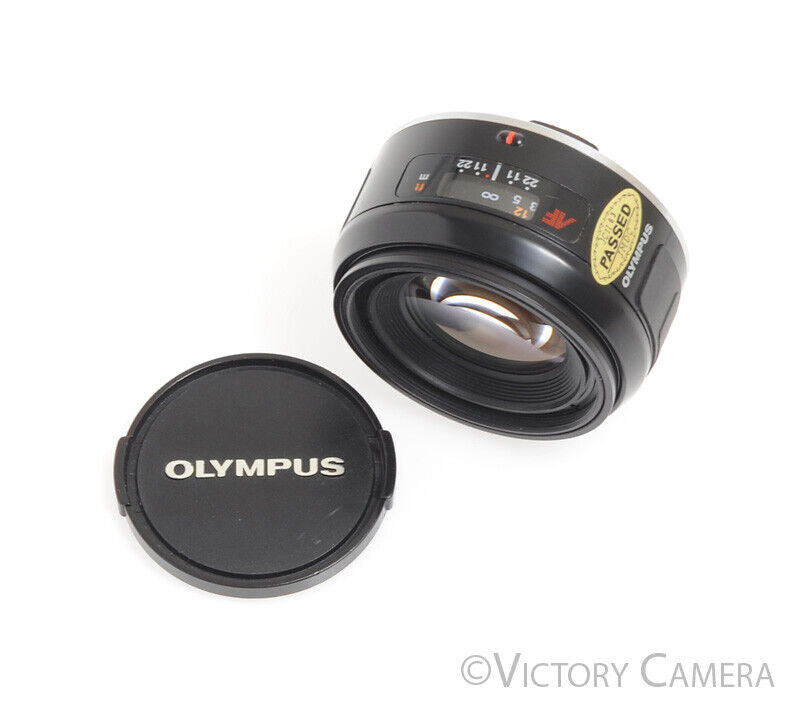 Olympus AF 50mm f1.8 Autofocus Prime Lens for Olympus OM 101 707 -Clean- - Victory Camera