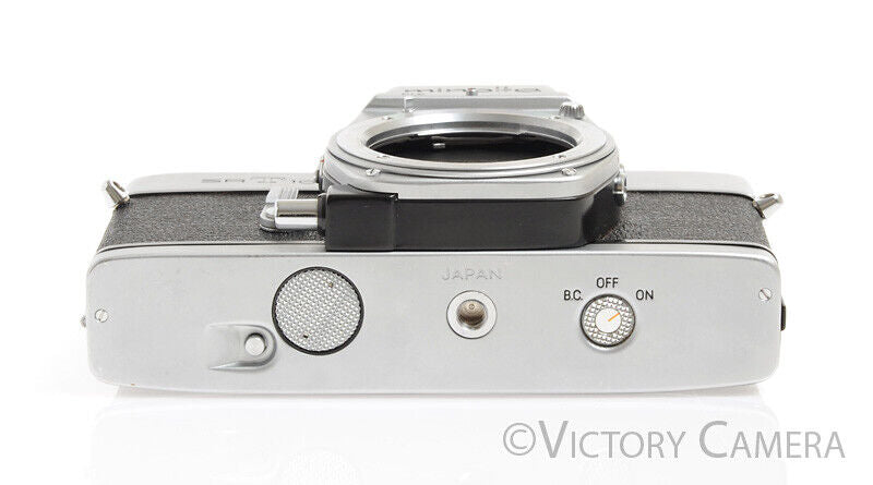 Minolta SRT101 SRT 101 Chrome 35mm Film SLR Camera Body -New Seals- - Victory Camera