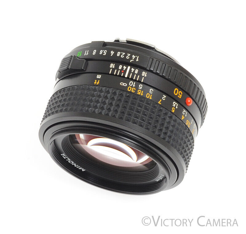 Minolta MD 50mm f1.4 Manual Focus Prime Lens
