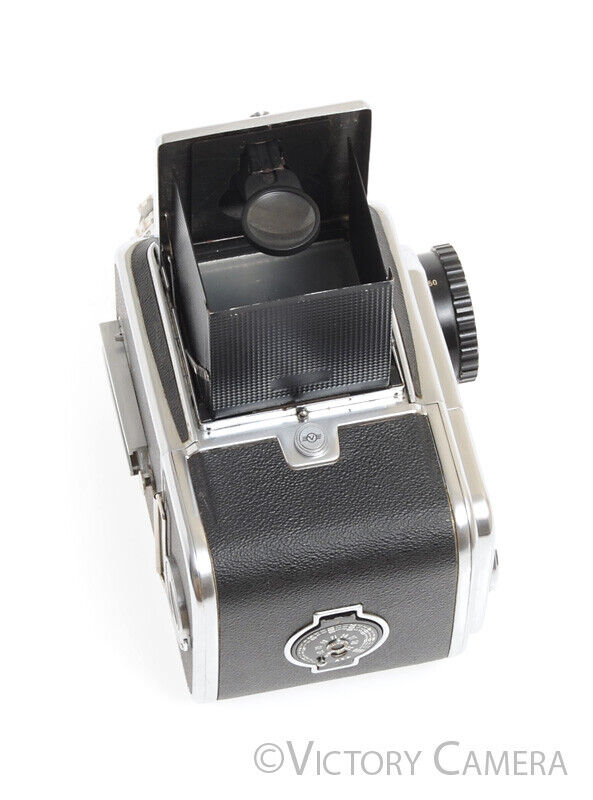 Hasselblad 1000F Early 6x6 Medium Format Camera w/ 80mm f2.8 12 Back -New Seals-