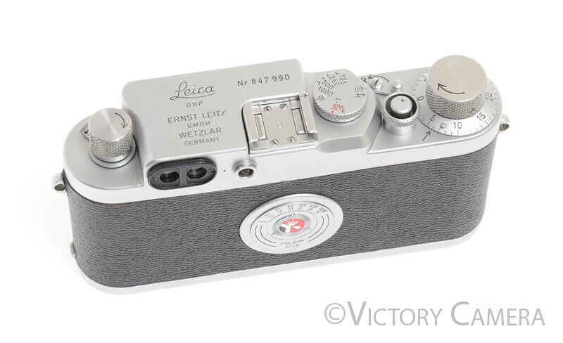 Leica IIIG III G Rangefinder LTM Camera Body -Beauty, New Leather- - Victory Camera