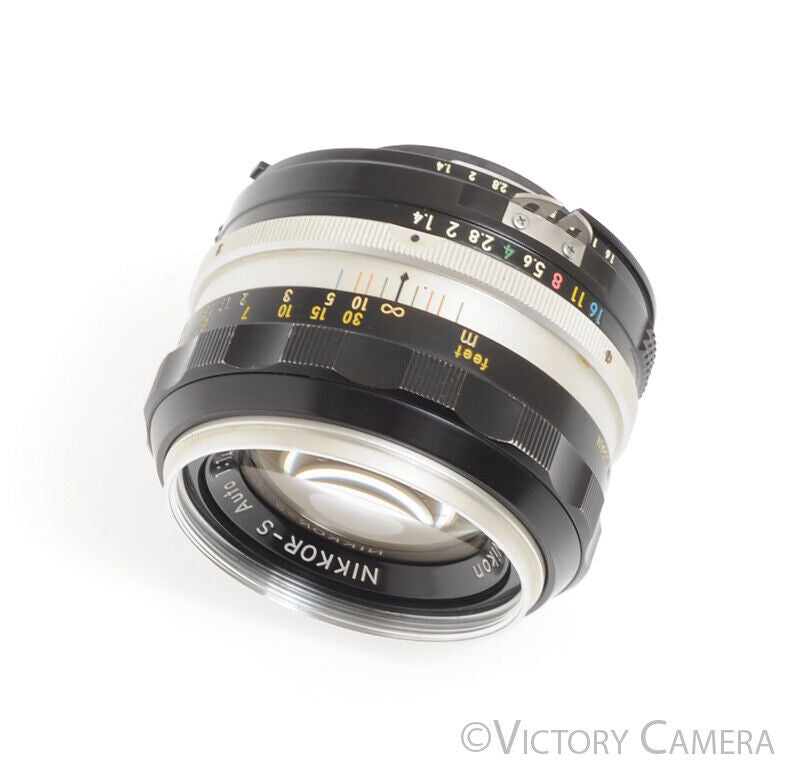 Nikon Nikkor-S 50mm F1.4 Prime Lens Factory AI&#39;D -Clean- - Victory Camera