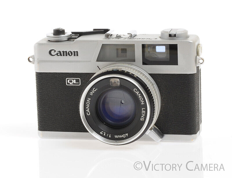 Canon Canonet QL17 QL-17 Rangefinder Camera w/ 40mm f1.7 Lens -Clean, New Seals- - Victory Camera