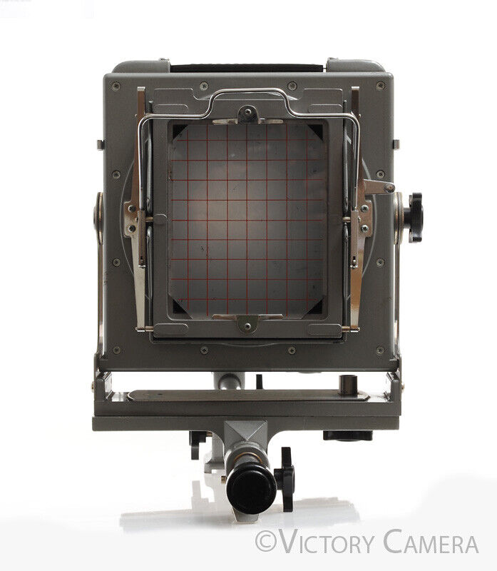 Calumet Chrome 4x5 Monorail Camera w/ Revolving Back &amp; Long Rail -Nice in Case- [Good] - Victory Camera