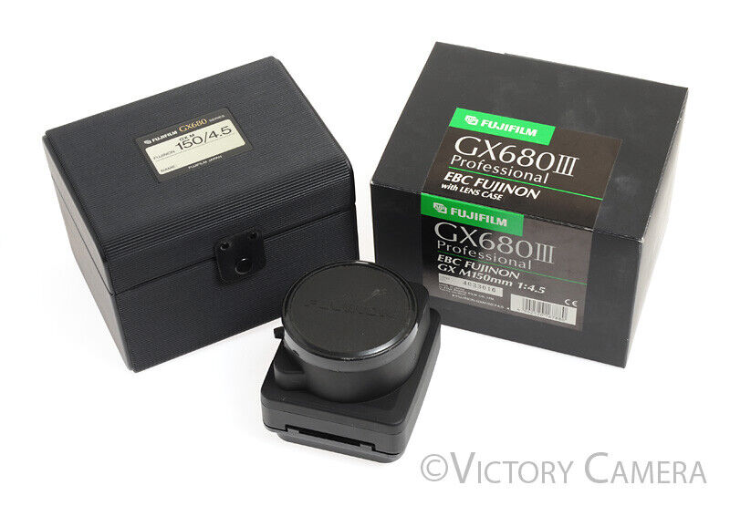 Fujifilm Fujinon GX M 150mm F4.5 Standard Long Prime Lens -Mint In Box- [MINT] - Victory Camera