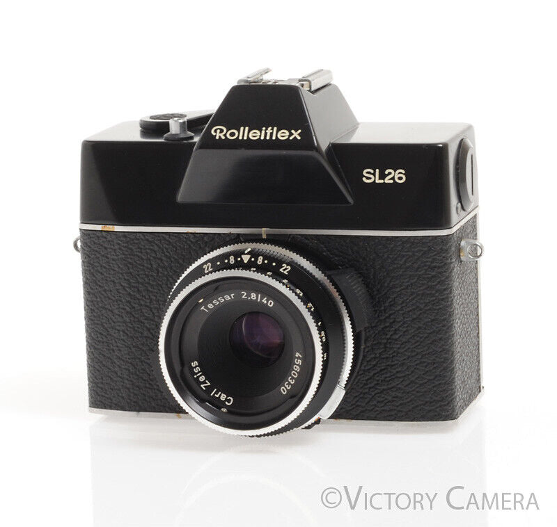 Rollei Rolleiflex SL26 126 Film Camera w/ Zeiss Tessar 40mm f2.8 -Very Clean-