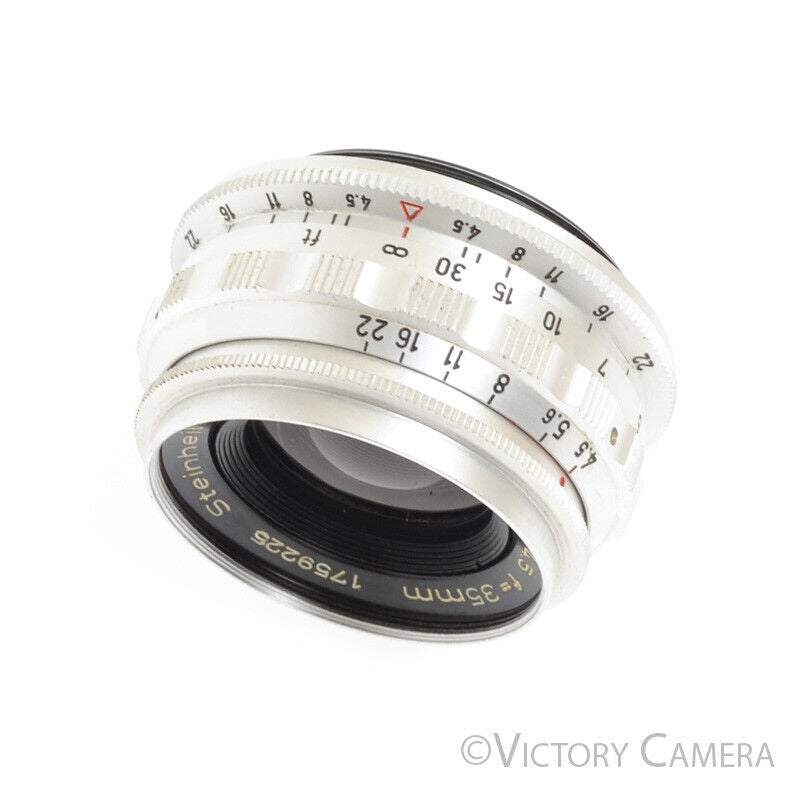 Steinheil Munchen 35mm f4.5 Culmigon Rare Wide Angle M42 Screw Mount Lens - Victory Camera