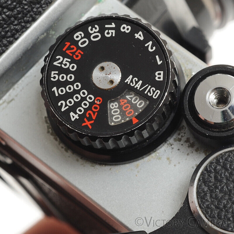 Nikon FM2 Chrome 35mm Film SLR w/ Nikon Series E 50mm f1.8 Lens -New Seals-