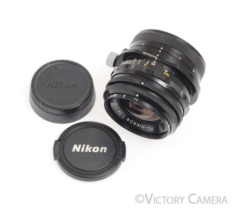 Nikon PC-Nikkor 35mm f2.8 Manual Focus Shift Lens -Very Clean- - Victory Camera