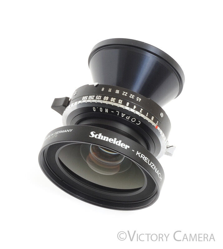 Schneider Super Angulon MC 90mm f8 4x5 View Camera Lens -Clean- - Victory Camera