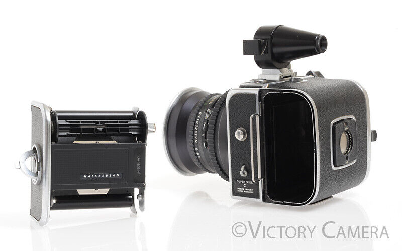 Hasselblad Superwide C Camera w/ 38mm f4.5 Biogon &amp; 120 Back -Clean- - Victory Camera