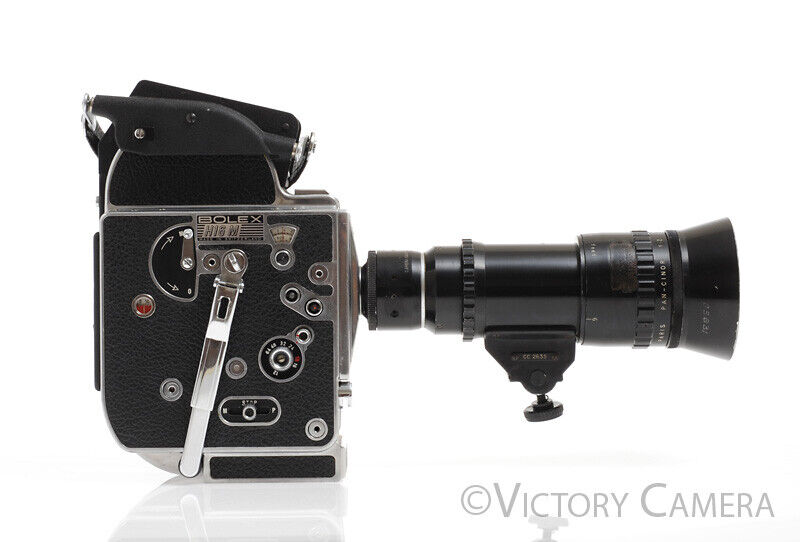 Paillard Bolex H16M 16mm Movie Camera w/ Som Berthiot 17-85mm f2 [EXC] - Victory Camera