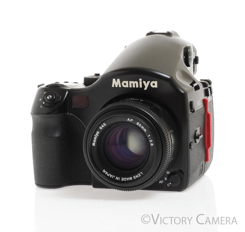 Mamiya 645AF 645 AF 6x4.5 Medium Format Camera w/ 80mm Lens 120 Back [