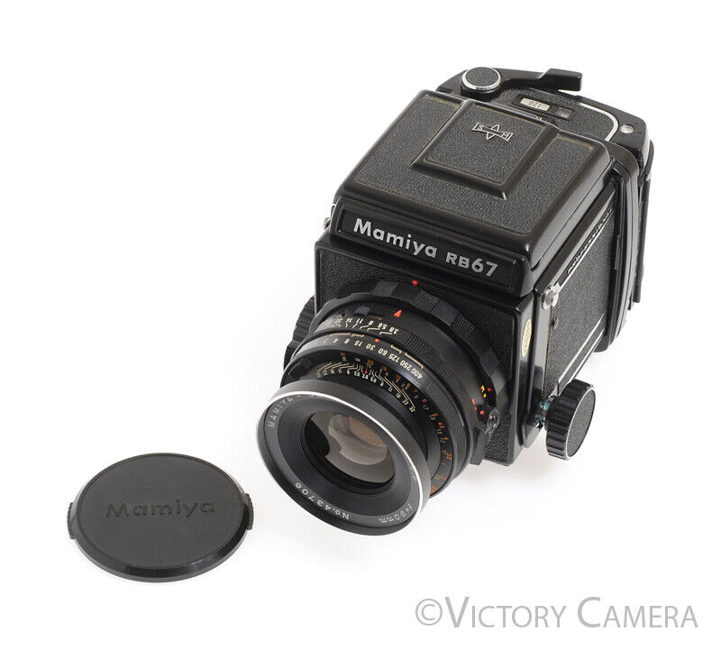 Mamiya RB67 Pro Camera w/ 90mm F3.8 Lens 120 Back WLVF -Clean, New Seals - - Victory Camera