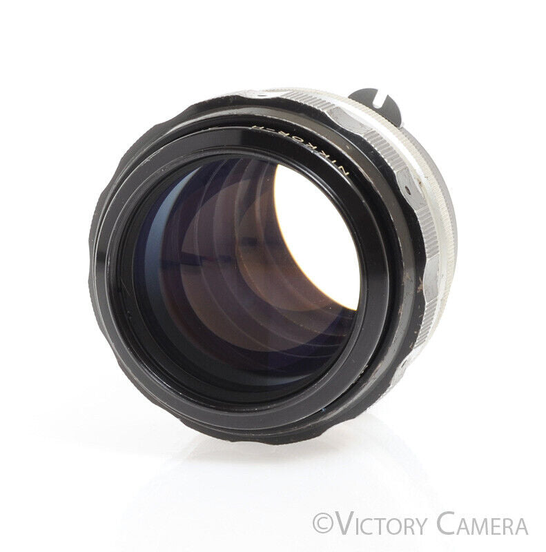 Nikon Nikkor-H 85mm f1.8 non-AI Portrait Prime Lens -Clean Glass- - Victory Camera