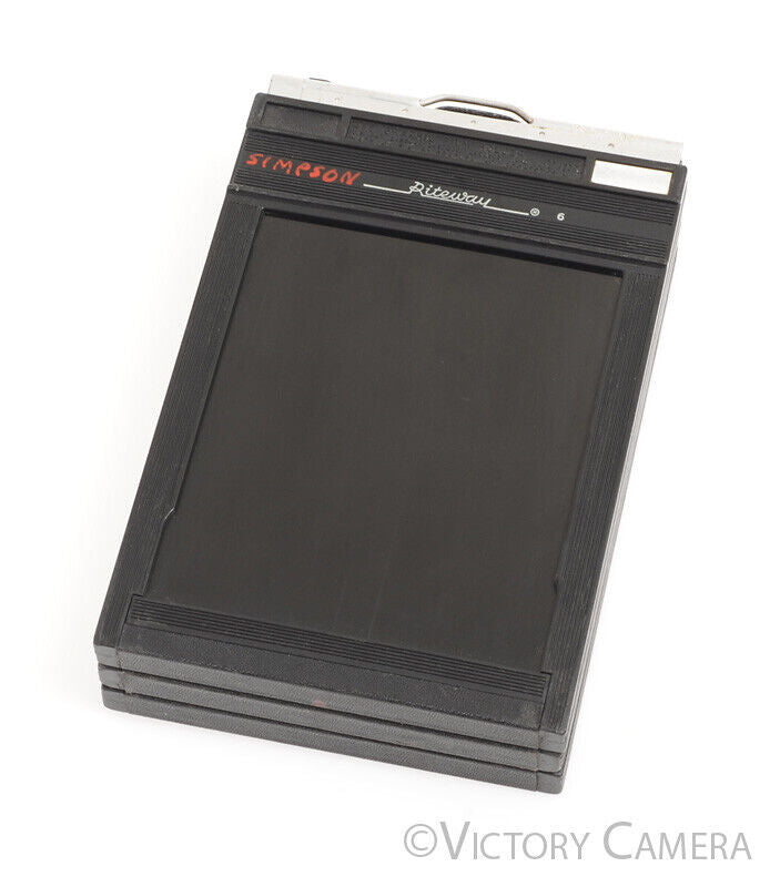 3x Riteway 4x5 Camera Graphic Film Holders - Victory Camera