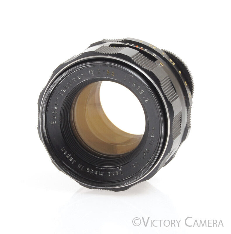 Pentax Super Takumar 55mm F2.0 M42 37103 Screw Mount Lens -Clean Glass- - Victory Camera